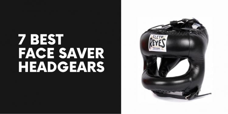 Ringside Face Saver Boxing Headgear with Plastic Shield Black/Red 