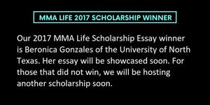 Read more about the article MMA Life 2017 Scholarship Winner