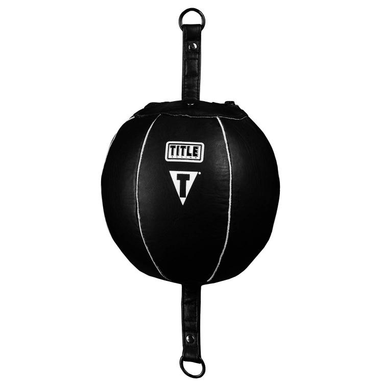 title black double end bag