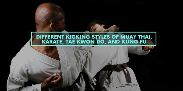Different Kicking Styles of Muay Thai, Karate, Tae Kwon Do, and Kung Fu