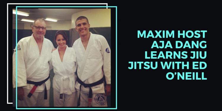 Read more about the article Maxim Host Aja Dang Learns Jiu Jitsu With Ed O’Neill