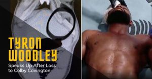 Tyron Woodley Shows X-Ray of Ribs After Loss to Covington
