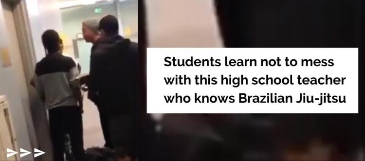 You are currently viewing Students Learn Not To Mess With This High School Teacher Who Knows Brazilian Jiu-Jitsu