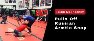 Read more about the article Islam Makhachev Pulls Off Russian Armtie Snap