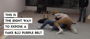 This Is The Right Way To Expose A Fake BJJ Purple Belt