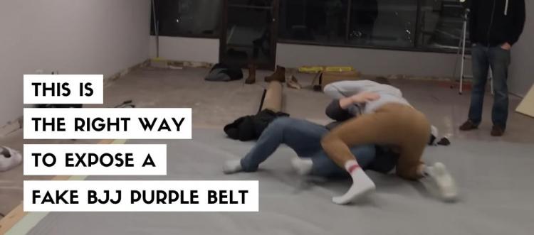 This Is The Right Way To Expose A Fake BJJ Purple Belt